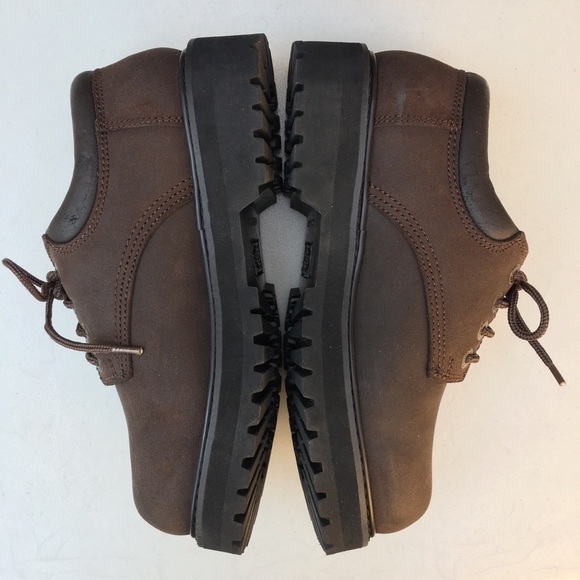 NEW DICKIES Composite Toe Lace Up Work Shoes Brown Size 10 - Picture 3 of 8